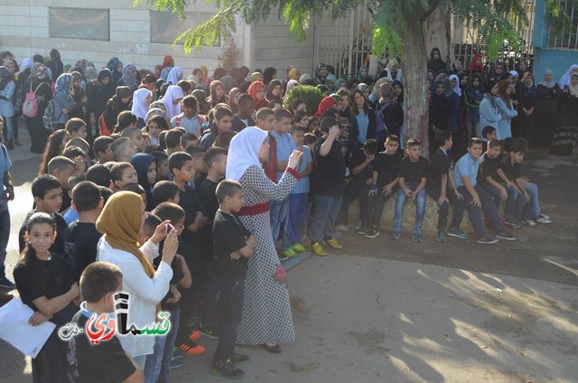  براعم جنة ابن رشد ضيوفاً على المدرسة  الثانوية الشاملة عشية الذكرى ال 59 لمجزرة كفرقاسم 